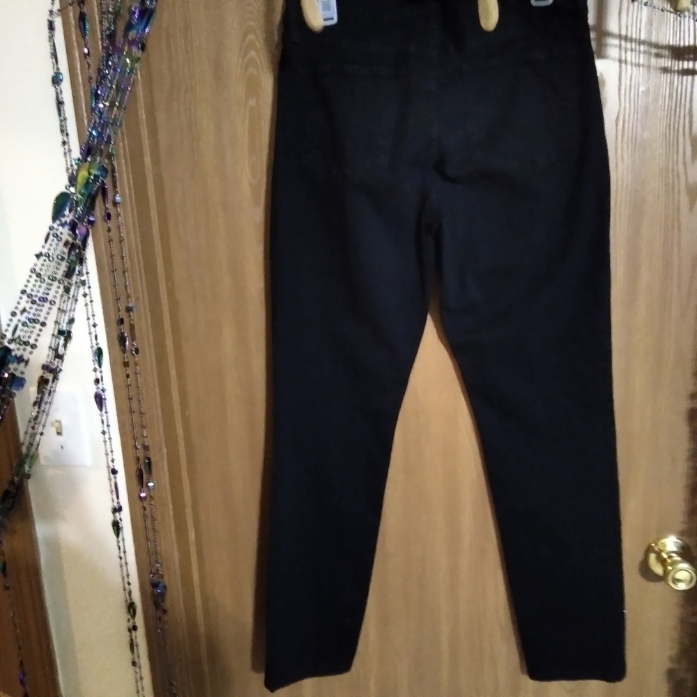 NYDJ black jean sparkly leggings - Picture 3 of 9